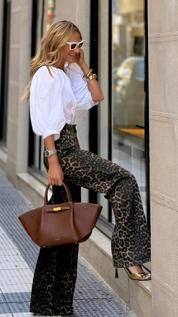 Pantalón animal print