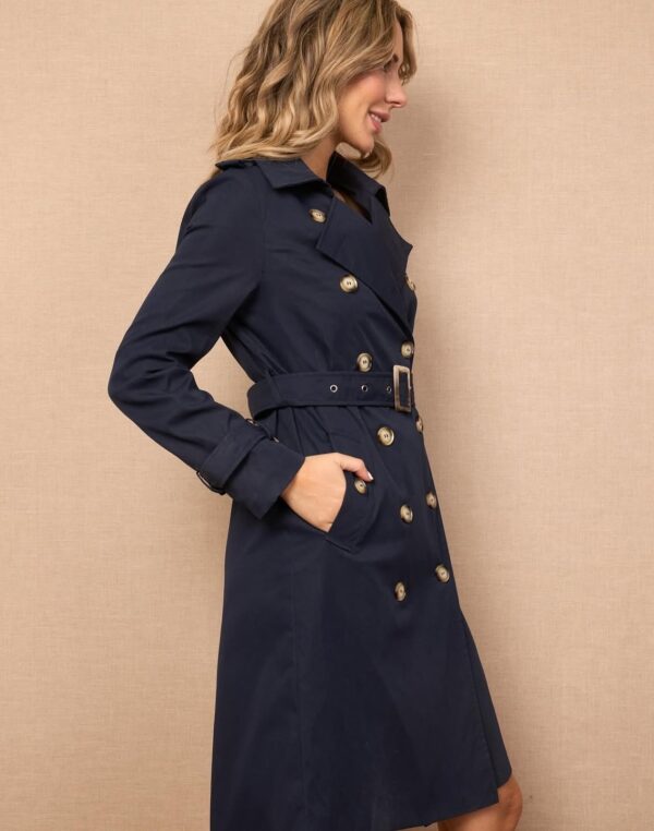 Gabardina azul marino - Imagen 2