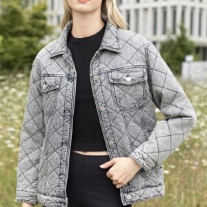 Chaqueta vaquera acolchada