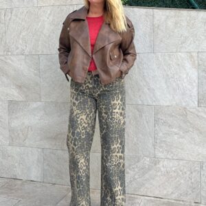 Pantalón animal print