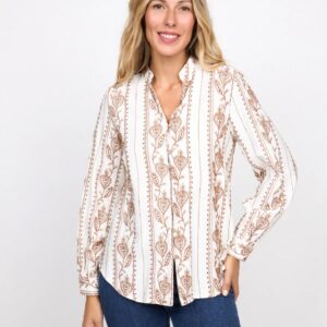 Camisa encaje narron