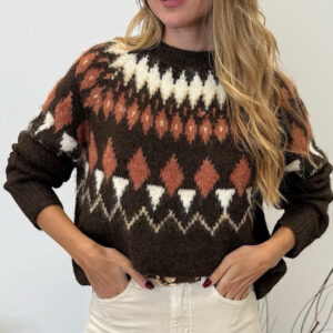 Jersey greca  marron