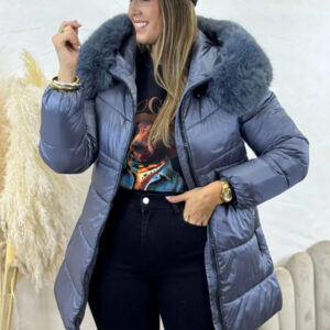 Plumífero azul clarito