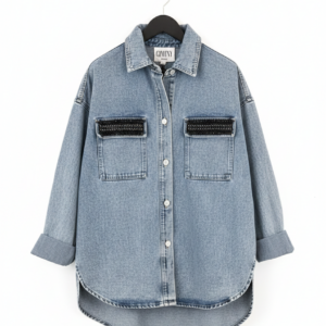 Sobrecamisa vaquera apliques