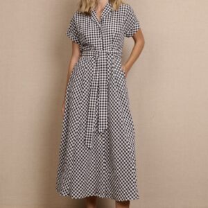 Vestido cuadros vichy