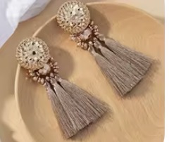 Pendientes rosa palo