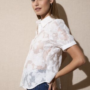 Camisa encaje blanca