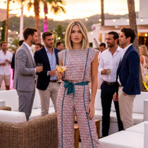 Pantalón marina con