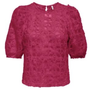 Camisa encaje fucsia