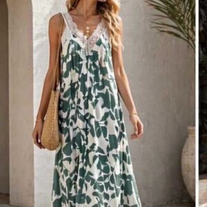 Vestido leo verde