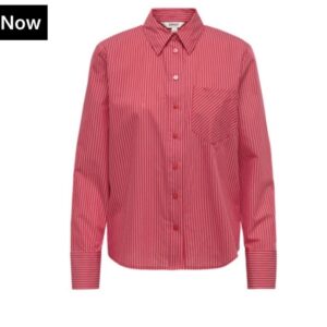 Camisa roja de rayas