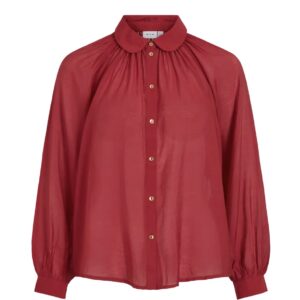 Camisa roja cuello bebe
