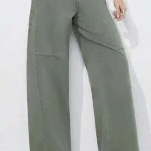Pantalon verde ancho