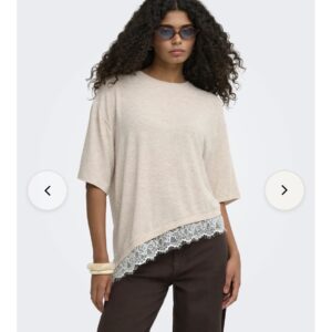 Camiseta beige ONLY